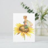 "ひまわり"美しい花の妖精バイスコットハウデン ポストカード (スタンド正面)
