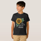 ひまわり 自殺予防  Tシャツ (正面フル)