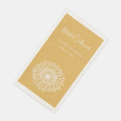 ひまわり 花のスケッチ 現代のブライズシャワー (コーナー)