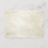 ひまわり。花素朴結婚の願い エンクロージャーカード (裏面)