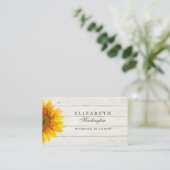 ひまわり。花素朴。フローラプロフェッショナル 名刺 (スタンド正面)
