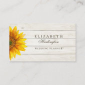 ひまわり。花素朴。フローラプロフェッショナル 名刺 (正面)