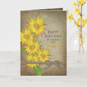 ひまわり – 誕生日 – 誰かスペシャル カード (黄色い花)