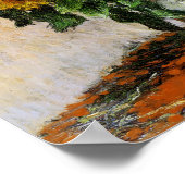 ひまわり、1881年モネ。 ポスター (角)