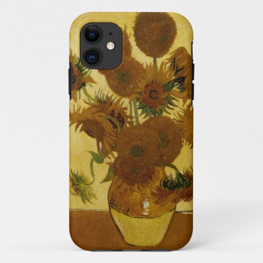 ひまわり: 1888年ヴァン・ゴッホ Case-Mate iPhoneケース (裏面)