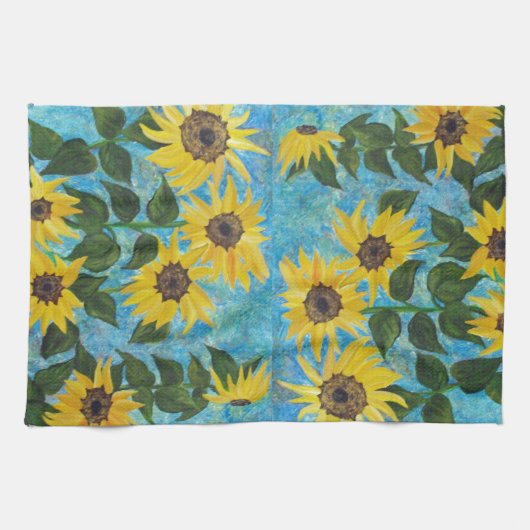 ひまわり#3 – キッチンタオル (横)
