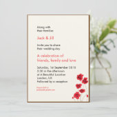 ひまわり 5x7 招待状 (スタンド正面)