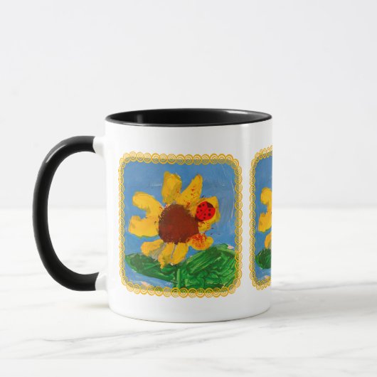 ひまわり「Art by Kids」マグカップ マグカップ (左)