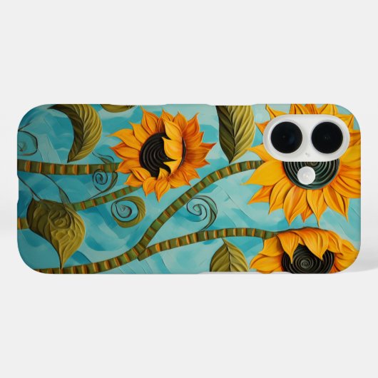 ひまわり Case-Mate iPhoneケース (裏面 (横))