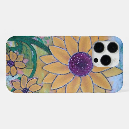 ひまわり iPhoneケース (裏面横)