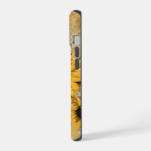 ひまわり iPhone 15ケース (左側面)