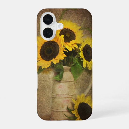 ひまわり iPhone 16ケース (裏面)