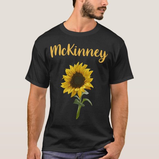 ひまわり – McKinney Tシャツ (正面)