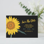 ひまわり Save The Date 招待状 (スタンド正面)