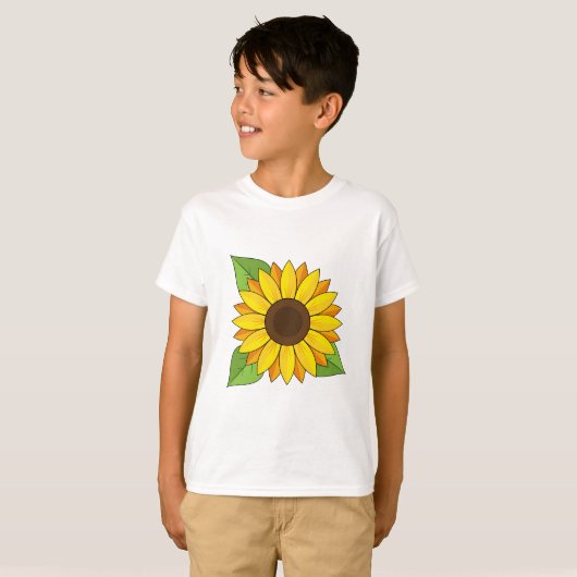 ひまわり Tシャツ (正面フル)