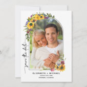 ひまわり | Wild Meadow Summer 結婚's Photo セーブザデート (正面)