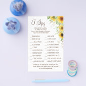 ひまわりIスパイウェディングレセプションゲームカード チラシ (シングル)