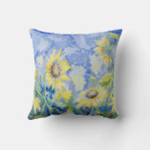 「ひまわりII」装飾用クッション クッション (裏面)