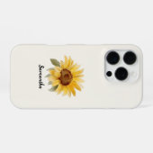 ひまわりiPhoneケース iPhoneケース (裏面横)