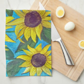 ひまわりMoJoキッチンタオル キッチンタオル (四つ折り)
