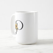 ひまわりPレターグラフィックシャツ コーヒーマグカップ (正面左)
