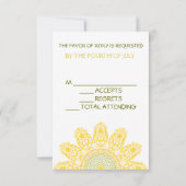 ひまわりR.S.V.P. 出欠カード (裏面)