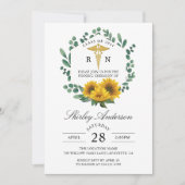 ひまわりRN看護卒業式 招待状 (正面)
