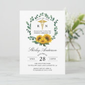 ひまわりRN看護卒業式 招待状 (スタンド正面)