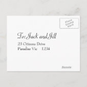 ひまわりRSVP インビテーションポストカード (裏面)