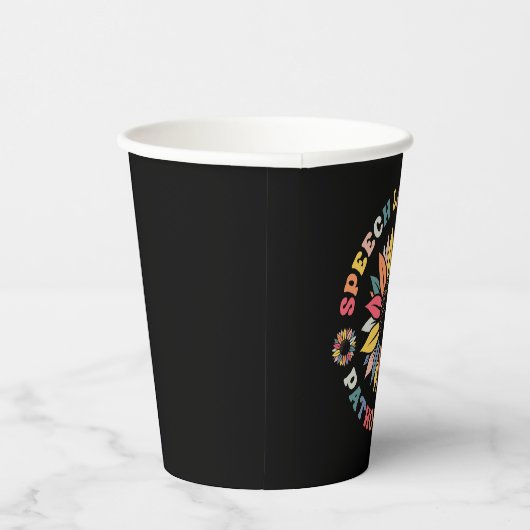 ひまわりSLP言語病理医ギフト 紙コップ (右)