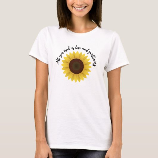 ひまわりTシャツ Tシャツ (正面)