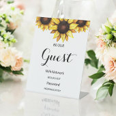 ひまわりWifiパスワードはゲストのペデスタルサインになる 台座サイン