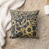 ひまわ絵画りの芸術 – 枕 (ブランケット)