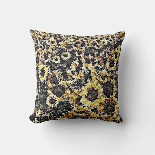 ひまわ絵画りの芸術 – 枕 (正面)