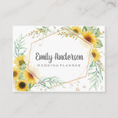 ひまエレガントわり緑の名刺 名刺 (正面)