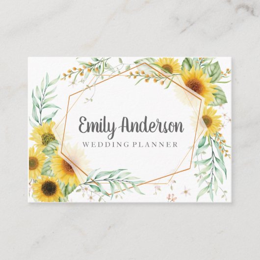 ひまエレガントわり緑の名刺 名刺 (正面)