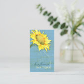 ひまエレガントわ素朴い青 名刺 (スタンド正面)