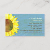 ひまエレガントわ素朴い青 名刺 (裏面)