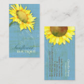 ひまエレガントわ素朴い青 名刺 (正面/裏面)