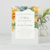 ひまエレガントわ結婚の花嫁の父母III 招待状 (スタンド正面)