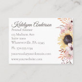 ひまエレガントフェミニン輪フローラ 名刺 (裏面)