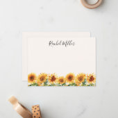 ひまエレガントフラワーガーデン ノートカード (正面/裏面インサイチュ)