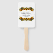 ひまエレガントフラワーズブーケ結婚式 プログラム ハンドファン (裏面)