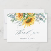 ひまエレガント素朴花ブライダルシャワー サンキューカード (正面)