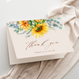 ひまエレガント素朴花ブライダルシャワー サンキューカード