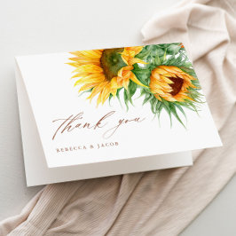 ひまエレガント素朴花ブライダルシャワー サンキューカード