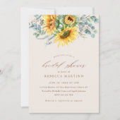 ひまエレガント素朴花ブライダルシャワー 招待状 (正面)