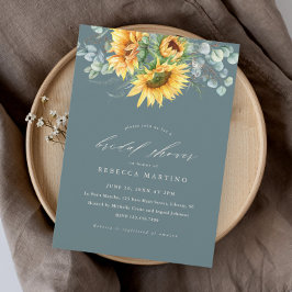 ひまエレガント素朴花ブライダルシャワー 招待状