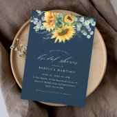 ひまエレガント素朴花ブライダルシャワー 招待状