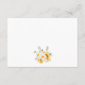 ひまエレガント花デイジー結婚詳細 エンクロージャーカード (裏面)